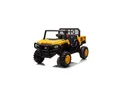 Chipolino Elektrobuggy CAT UTV Doppelsitzer, Fernbedienung, Hupe, USB-Anschluss gelb