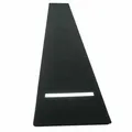 Dartmatte Dart Teppich  dunkelgrau 250 x 40 cm Aufdruck mit Abwurf Line