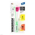 WINGBRUSH Starter-Set Halter m.3 Bürsten 1 St PZN 13704961