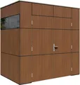 Bertilo Gartenhaus HPL Mini - 6 mm Italian Walnut