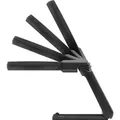 WEDO LED-Lupe mit ausklappbarem Standfuß, schwarz
