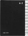 Pultordner PAGNA, für DIN A4, alphabetisch, 24 Fächer, Manilakarton, schwarz 61800