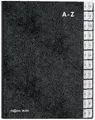 Pagna Pultordner 24241-04 Hartpappe Schwarz DIN A4 Anzahl der Fächer: 24 A-Z