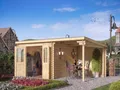 Gartenhaus Gerätehaus WOODTEX Pultdach naturbelassen Holz Holzhaus Garten