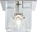 Paulmann Quality Einbauleuchten Set Glassy Cube 3x10W 60VA 230/12V G4 83/83mm Klar/Chrom Glas/Metall