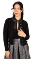 Trachtl Jacke - Trachtenjacke, Strickjacke in 3 Farben LiLa, Schwarz, Anthrazit ORIGINAL TRACHTL Oktoberfest (Schwarz, 44)
