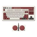 8BitDo Retro Mechanical Keyboard, Bluetooth/2.4G/USB-C Hot Swappable Gaming Keyboard with 87 Keys, Dual Super Programmable Buttons for Windows and Android - Fami Edition - QWERTY ANSI US Layout