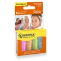 OHROPAX Color Ohrstöpsel - 1x 8 Stück - Bunte In-Ohr-Stöpsel aus Schaumstoff zum Schutz vor Lärm - Für Festivals und Konzerte, zum Entspannen, Schlafen und Musik hören