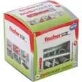 Dübel DUOPOWER 10x50 S LD hellgrau/rot, 25 Stück, mit Schraube