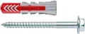 Fischer Dübel-Set Duopower 10.0 x 50 mm - 25 Stück  Dübel