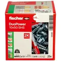 Fischer Duopower SHS 10 x 50 mm mit Sechskant-Sicherheitsschraube 7,0 x 69