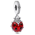 PANDORA Schmuck Charm-Anhänger Roter Marienkäfer 792571C01