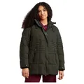STOY Steppjacke STW 3 WMN QLTD JCKT Wasserabweisend, winddicht, atmungsaktiv, verstellbare Kapuze grün 54