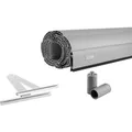 Schellenberg Rollladenpanzer Maxi PVC 120 cm x 100 cm Grau