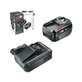 Bosch Akku-Starter Set 1x 4.0Ah+ Schnellladegerät AL 44 schwarz Li-Ionen Akku
