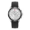 Swiss Alpine Military Herren Uhr Chronograph Analog Quarz 7089.9832SAM Silikon