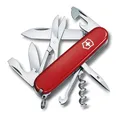 Victorinox Schweizer Taschenmesser, Climber, Multitool, Swiss Army Knife mit 14 Funktionen, Klinge, Korkenzieher, Dosenöffner