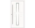 Splendoor Haustür HESTIA Aluminium 1100x2100 mm NCS S 0500-N Weiß DIN Links (nac