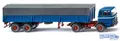 Wiking Mercedes Benz Pritschensattelzug azurblau 051405