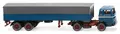WIKING, MERCEDES 4x2 mit 2-Achs-Anhänger, 1/87, WIK051405
