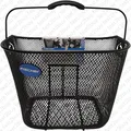 Fischer (50376) Fahrradkorb Korb schwarz maximale Tragkraft 5 kg Draht abnehmbar