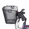 FISCHER Fahrradkorb vorne, Schwarz, bügeltauglich, 5kg capacidade