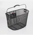 Fahrradkorb Fahrradkörbchen Fischer Lenkerkorb für E-Bike - Schwarz (50376)