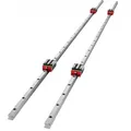 VEVOR Linearschiene 15CA, Linearlager-Gleitset mit 2 20-Schienenwellen von 1500 mm und 4 Lagerkissenblöcken
