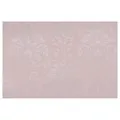 Papiertapete Princess, in Rosé, mit silberglänzendem Ornament - 1 Rolle rosa