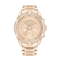 Tommy Hilfiger Multi Zifferblatt Quarz Uhr für Damen mit Rotgoldfarbenes Edelstahlarmband - 1782558