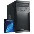 HYPER BYTE® Office PC – Computer mit Intel Quad Core i7 mit 3,9 GHz | 32 GB RAM | 1 TB SSD | Win 11 Pro | WLAN | USB 3.0 | High End Office Tower-Pc