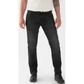 Rokker Rokkertech Tapered Slim Black Motorradjeans, schwarz, Größe 29 für Männer