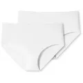 Schiesser Slip - 2PACK Damen Slip Basic - Doppelpack flache Nähte (Doppelpack) weiß 48