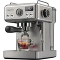 HiBREW H10A Espressomaschine 20 Bar, 58mm Siebträger, Edelstahl, Temperatur einstellbar, Cappuccino, Halbautomatisch