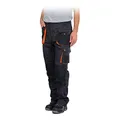 Arbeitshose schwarz mit Kniepolstertaschen, 260g/m² 50