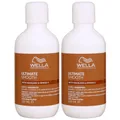 Wella Ultimate Smooth Shampoo 2 x 100 ml für trockenes Haar Step 1 Set