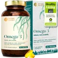 Veganes Omega 3 aus Algenöl | 120 hochdosierte Kapseln für 4 Monate | Eine Kapsel täglich | laborgeprüft auf Reinheit