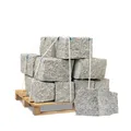 Palette 1000 kg Granit Mauersteine 40×25×25 cm – Randsteine | Garten Bord Natur