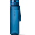 Trinkflasche 1L Sport Flasche Schraubverschluss BPA frei für Kohlensäure Vinsun - Blau