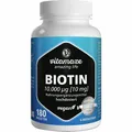 BIOTIN 10 mg hochdosiert vegan Tabletten 180 St PZN16018634