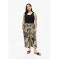 s.Oliver Culotte Hose Strukturierte Culotte mit Elastikbund bunt 54