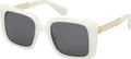Max &Co MO0134 25A shiny ivory 52/20/140 Damen Sonnenbrillen
