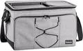 bomoe Kühltasche 45 Liter Kühltasche faltbar IceBreezer, Grau, Outdoor Rucksack mit 16h Kühlfunktion