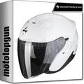 SCORPION JETHELM FÜR MOTORRAD EXO-230 SOLID WEISS XS