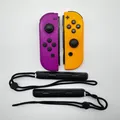 Original Nintendo Switch JoyCon Controller Neon-Lila / Neon-Gelb