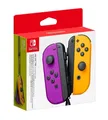 Nintendo Switch Joy-Con Controller 2er-Set - Neon-Lila/Neon-Orange "NEU"