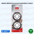 Melitta 180424 Permanent Kaffeefilter 2 Stück Set für Philips Senseo Kaffeepadma
