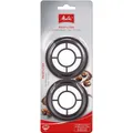 Melitta 180424 Permanent - Kaffeefilter 2 Stück - für Philips Senseo - schwarz