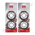 2 x Melitta 180424 Kaffeepads befüllbar für Saneo Padsmaschine (4 Pads)