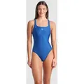 Badeanzug Damen Control Pro-Back Plus Einfarbig - Dusty Blue - 34